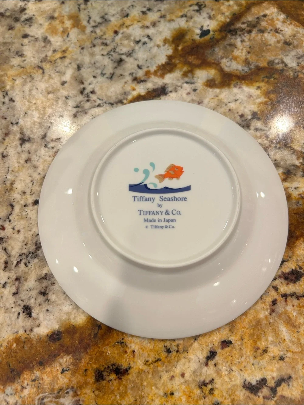 Tiffany & Co Seashore Nautical Childs 3pc Porcelain Dinnerware Set 1990’s